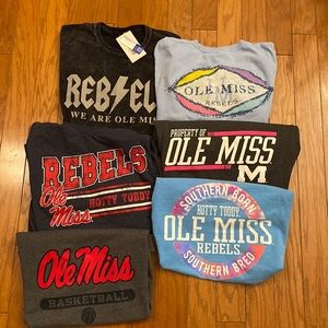 Ole Miss Adult M SS T-shirts(6)